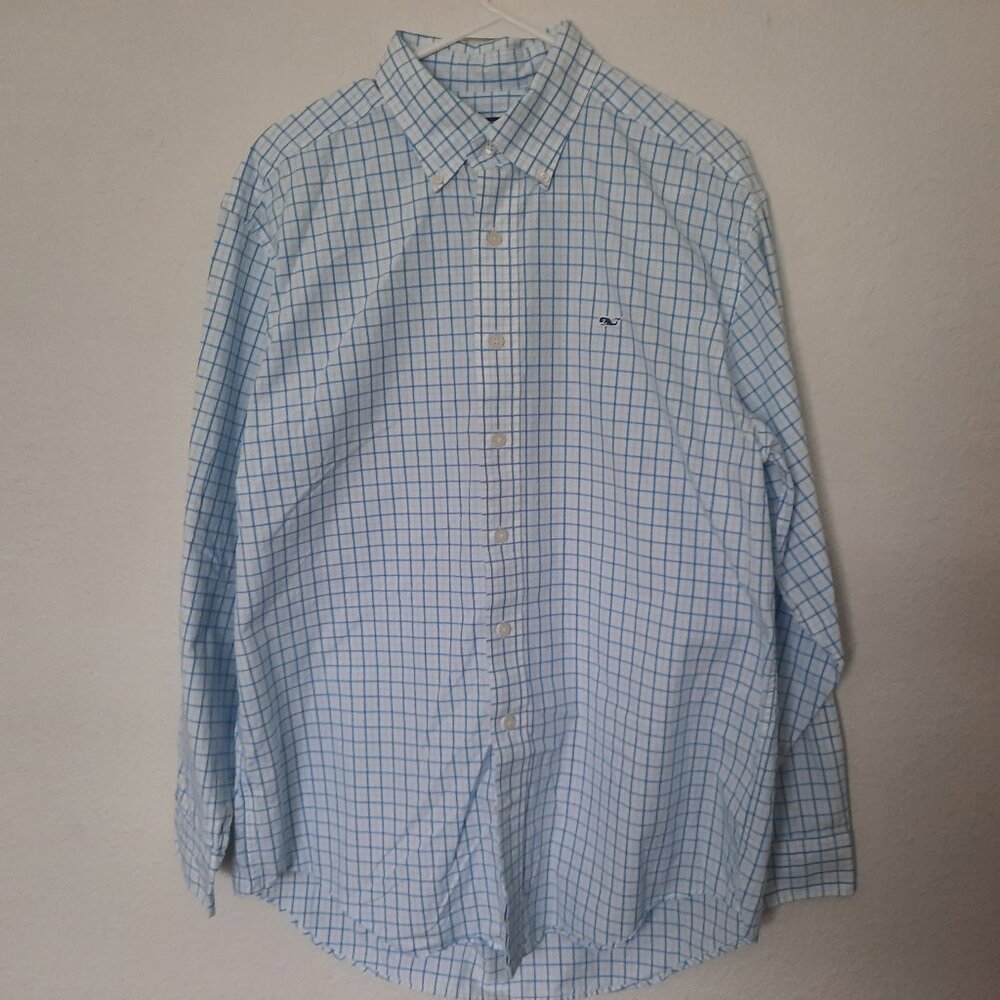 Vineyard Vine by Shep & Ian  whale shirt button up size M